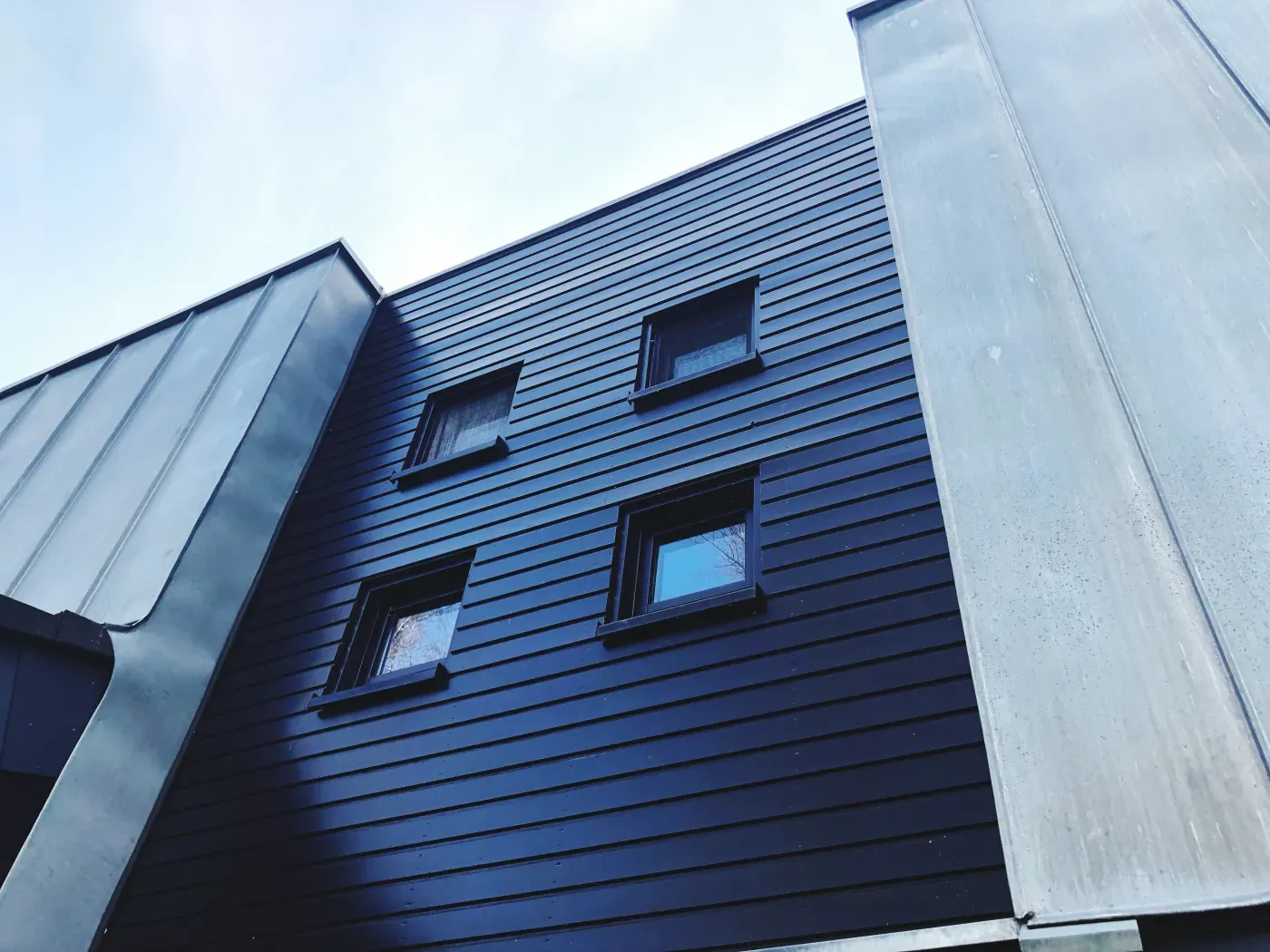 black steel siding on office building elite construction denver co black steel siding on office building elite construction denver co
